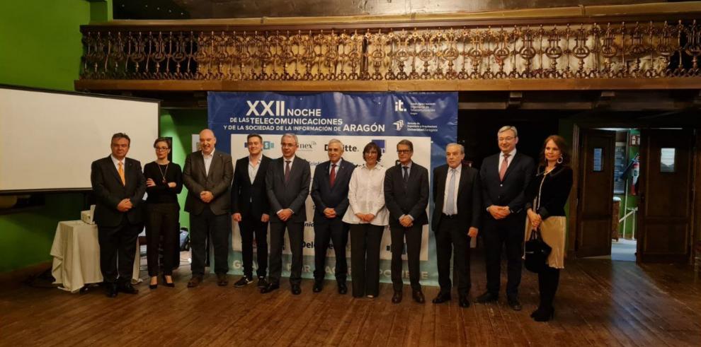 Aragonesa de Servicios Telemáticos recibe el Premio Especial Sociedad de la Información en la XXII Noche de las Telecomunicaciones 