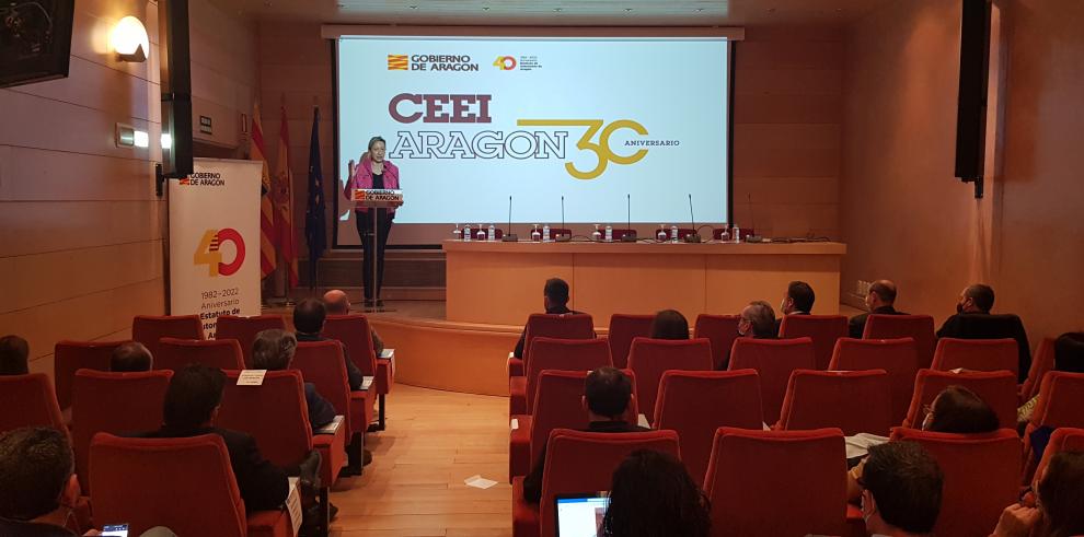 Marta Gastón ha presidido el acto de celebración del 30 aniversario del CEEI Aragón