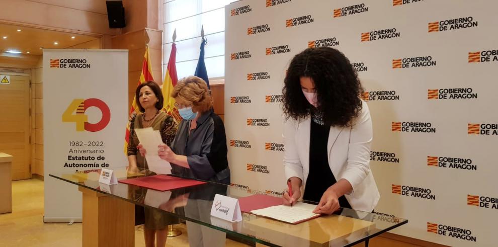 Firma del convenio entre Ciudadanía y las entidades 3ymás, Amasol y CERMI