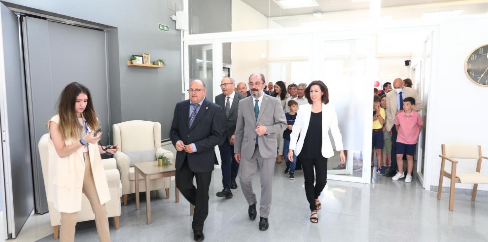 El Presidente de Aragón inaugura la residencia y centro de día de Biota