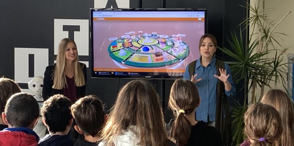 El proyecto se ha presentado hoy en ITAINNOVA a los alumnos del colegio Catalina de Aragón.