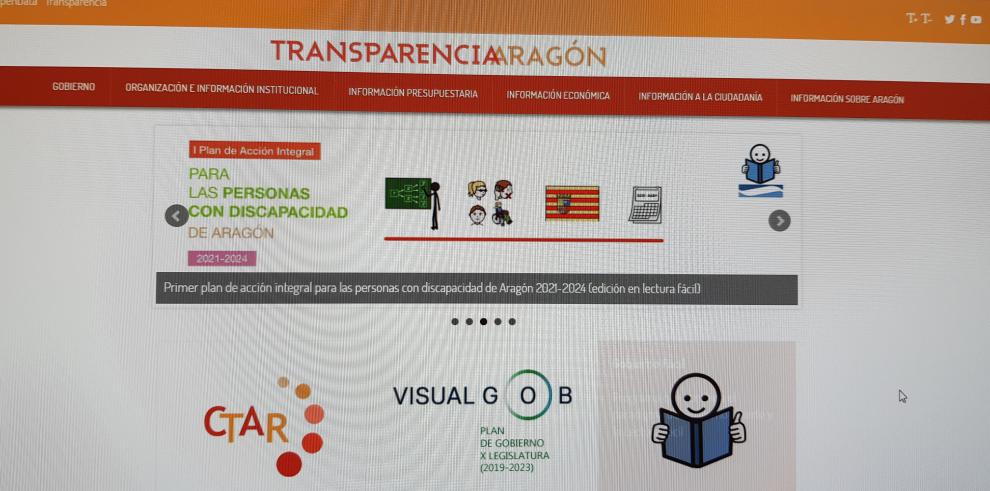 Imagen del portal de Transparencia