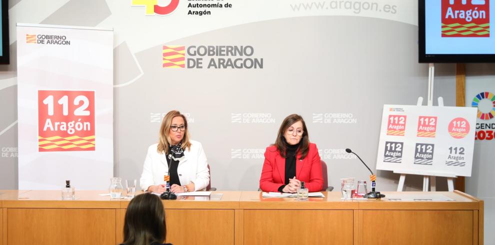 Presentación de los actos por el 25 aniversario del Centro de Emergencias 112 SOS Aragón