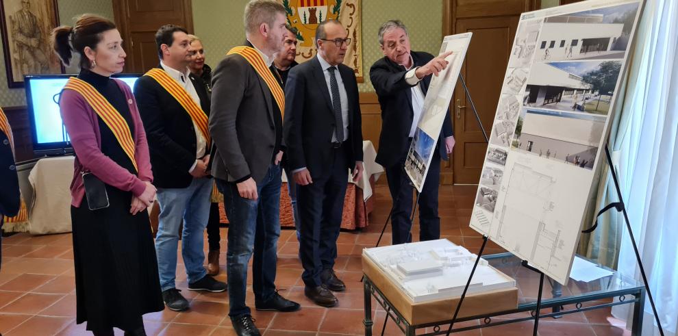 Firma convenio ayuntamiento de Alcañiz