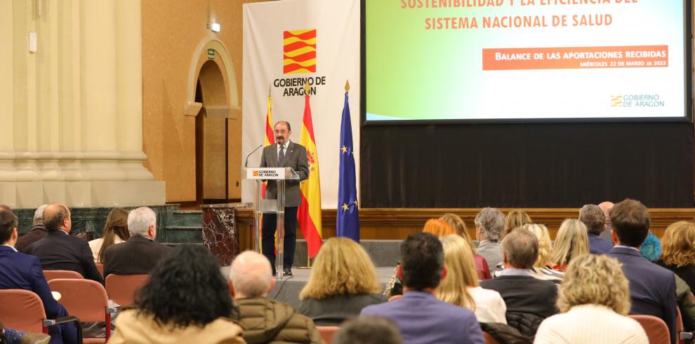 Presentación de la Iniciativa Aragonesa para la sostenibilidad y la eficiencia del Sistema Nacional de Salud