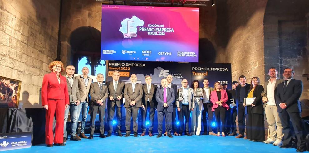 Aliaga clausura Premio Empresa Teruel