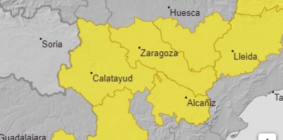 Ampliación del aviso amarillo por temperaturas máximas a Albarracín y Jiloca