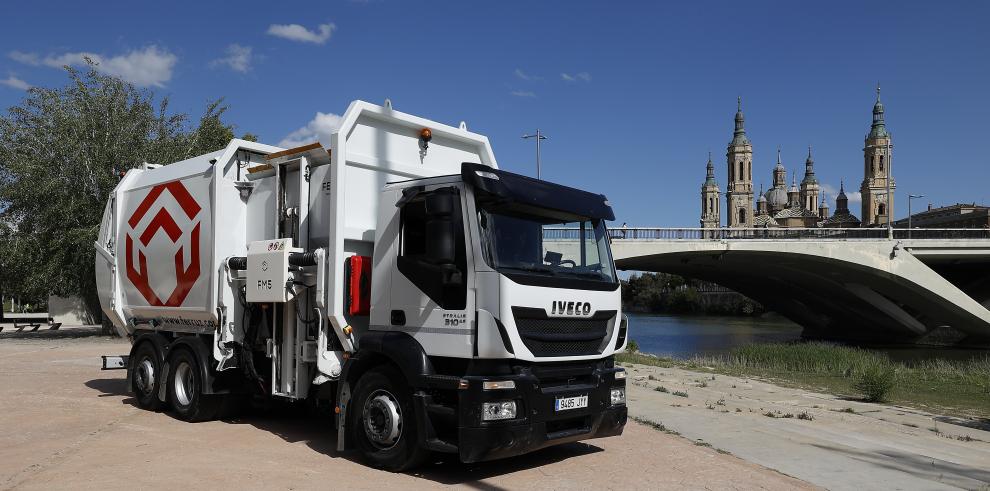 En la imagen, uno de los nuevos camiones de la basura en cuyo diseño ha colaborado ITAINNOVA.