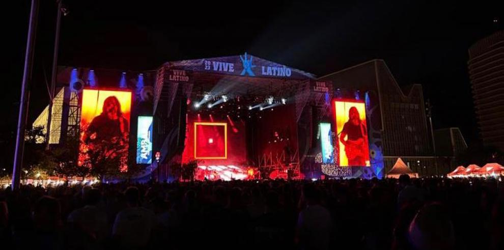 Uno de los conciertos del festival Vive Latino 2023