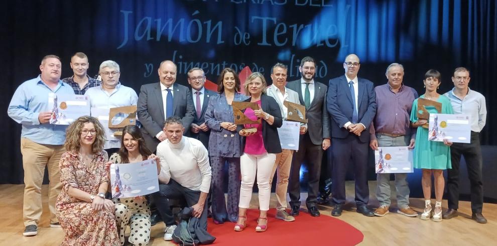 Galardonados en los Premios de Calidad Jamón y Paleta de Teruel