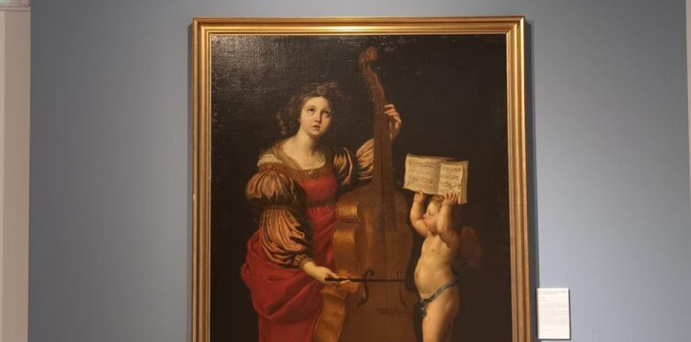 El Museo de Huesca exhibe el lienzo de Santa Cecilia como Obra Destacada de su Sala 6