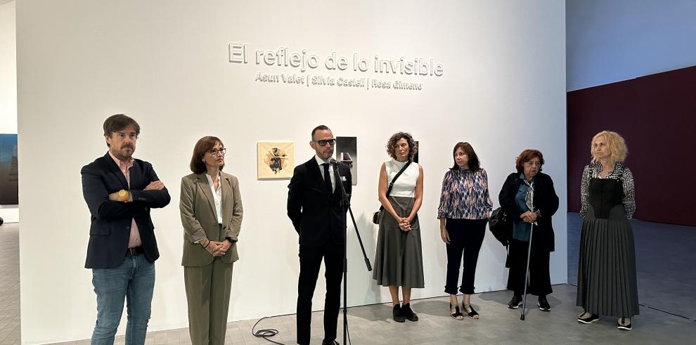 Inauguración de la exposición 'El reflejo de lo invisible', en el IAACC Pablo Serrano.