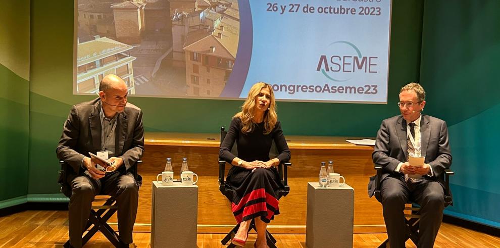 Mar Vaquero ha clausurado el congreso nacional de ASEME en Barbastro
