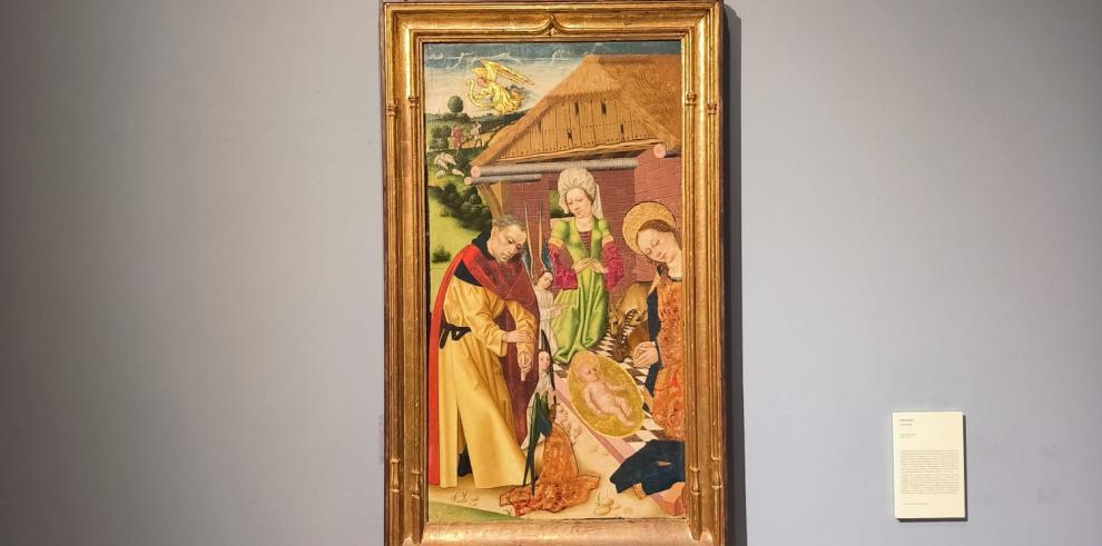 El Museo de Huesca expone 'La Natividad' de Jorge Inglés como Obra Destacada.