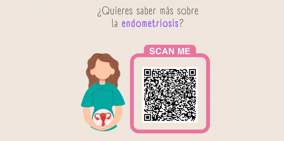 La campaña ofrece información sobre la endometriosis