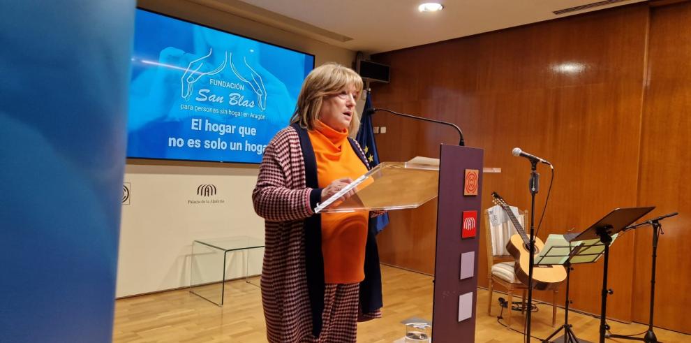 Image 1 of article Tomasa Hernández subraya el compromiso del Gobierno de Aragón para apoyar y dar oportunidades a las personas sin hogar