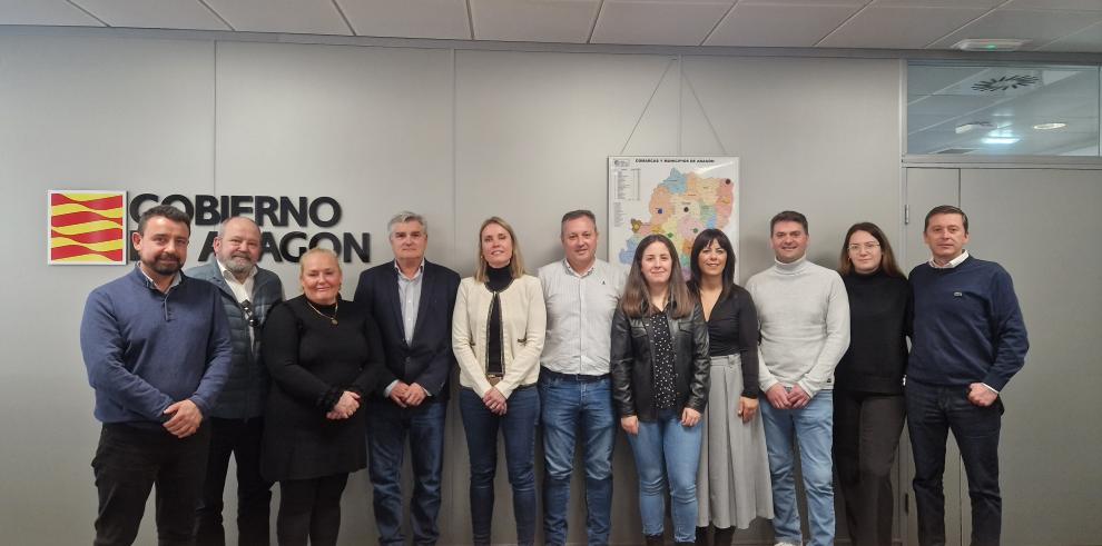 La directora de Atención Primaria y el gerente del sector Teruel se reúnen con representantes de la Comarca Cuencas Mineras y de los municipios que integran la zona de salud de Utrillas