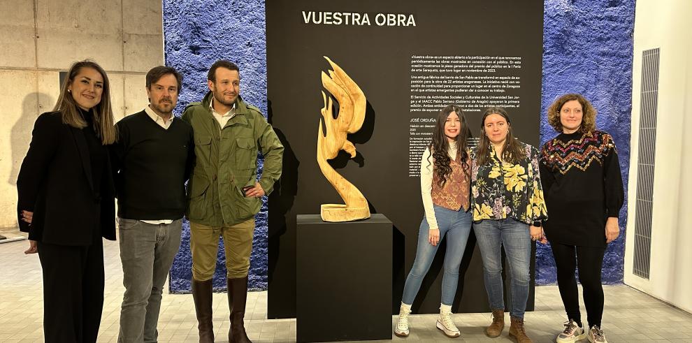 Image 1 of article El IAACC Pablo Serrano y Grupo San Valero exhiben las obras premiadas en la I Feria de Arte Saraqusta