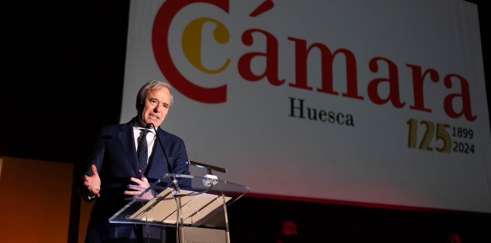 El presidente participa en el 125º Aniversario de la Cámara de Comercio de Huesca