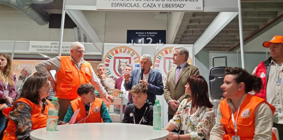 El consejero Samper ha visitado CINEGÉTICA 2024 acompañado del director general de Caza Y Pesca, Jorge Valero