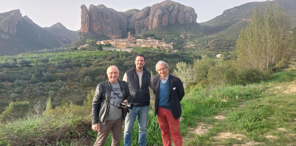 Los periodistas italianos han recorrido parte de la provincia de Huesca.