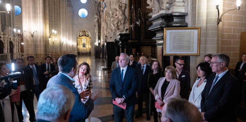 El presidente participa en la Ruta de las Iglesias Históricas de Zaragoza